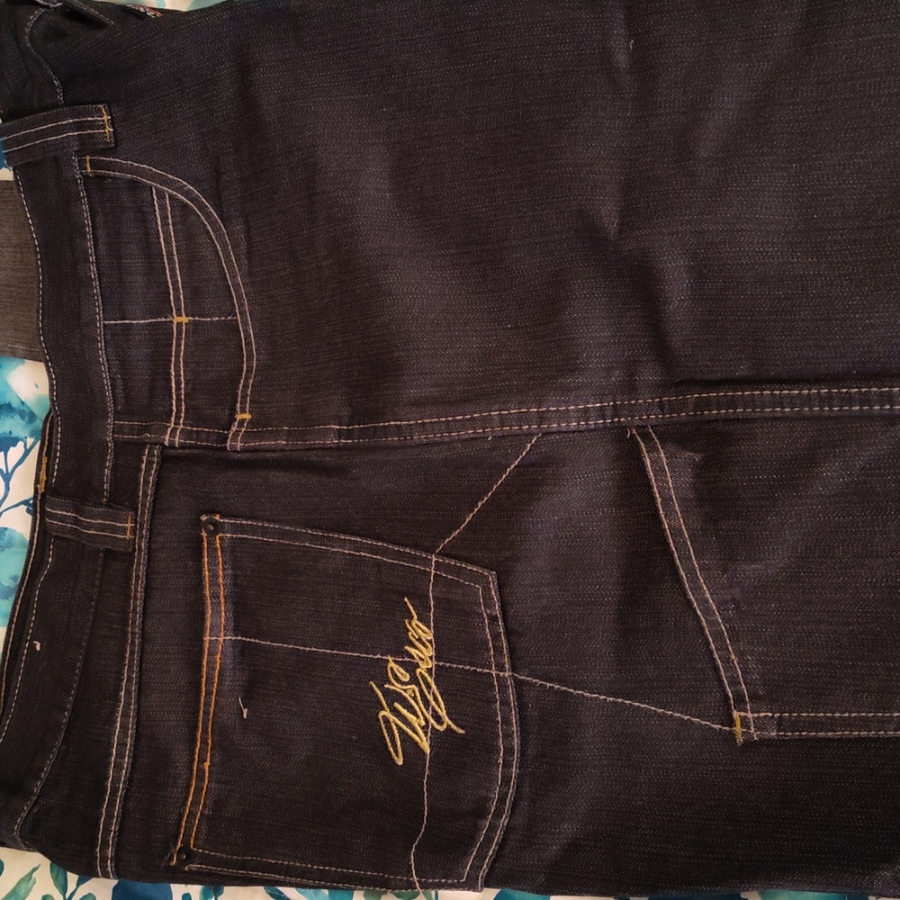 Willie Esco Duns Black Denim Jeans XXL W 34
